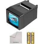 LED Lighted Illuminated 35mm Slide Viewer(2AA Batteries Included)