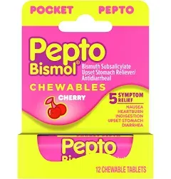 Pepto Bismol To Go Chewable Tablets