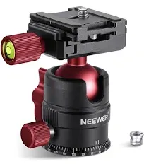 NEEWER 360° Rotating Panoramic Ball Tripod Head with 1/4&#039;&#039; Quick Shoe Plate