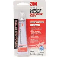 3M Marine Adhesive Sealant Fast Cure 5200 (06535) Permanent Bonding and Sealing