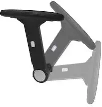 Height Adjustable Office Chair Armrest with Arm Pads