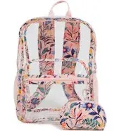 Vera Bradley Clearly Colorful Large Backpack Set