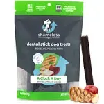 Shameless Pets Dental Sticks A Cluck A Day 7.2oz - Natural Dental Chew for Dogs