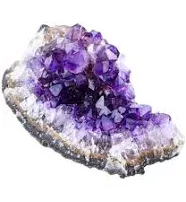 Jovivi Amethyst Clusters, Natural Raw Amethyst Geode Healng Crystals Stone Rock Crystal Cluster Druzy Gemstone Specimen for Witchcraft, 0.44 lb-0.66 lb