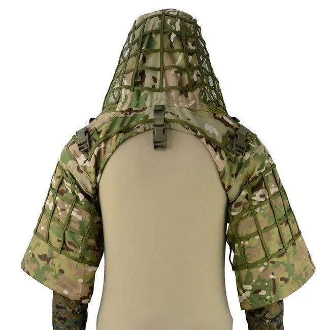 LytHarvest Sniper Ghillie Suit Foundation, Ripstop, Camouflage Tactical Ghillie Hood