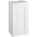 Design House 561704 White Brookings 18&#034;W X 30&#034;H Single Door Wall Cabinet