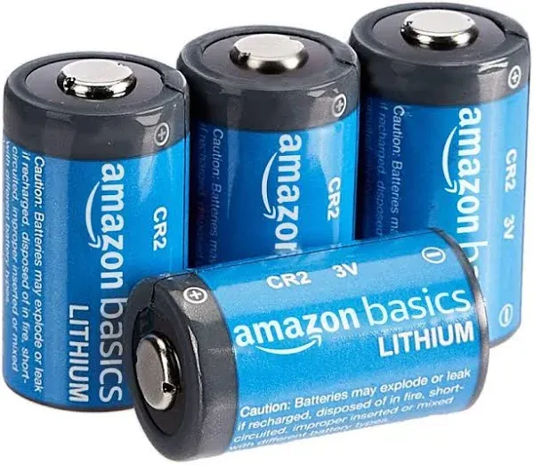 12 PACK Amazon Basics CR2 Lithium Batteries, 3-Volt, Long Lasting Power 800mAh