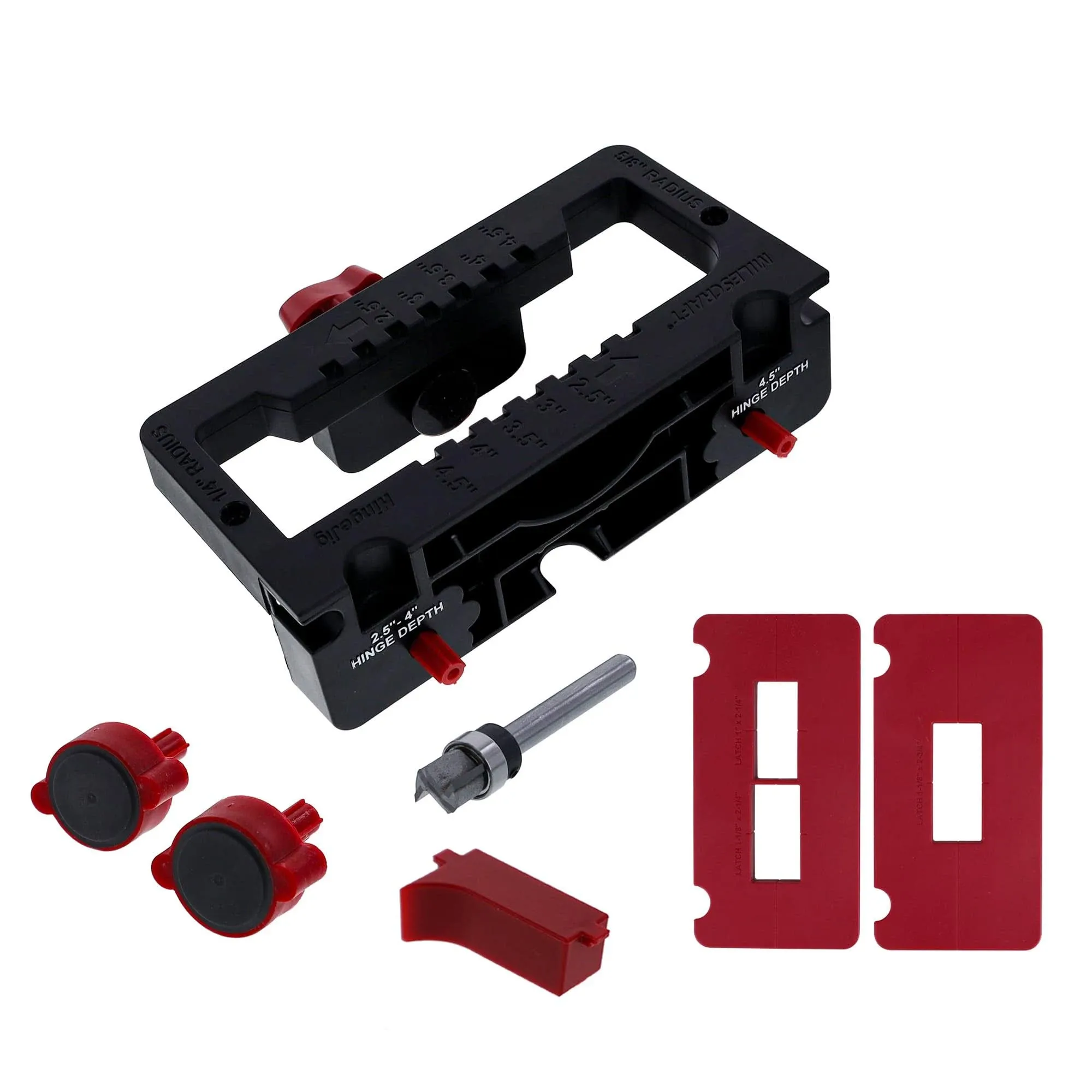 1226 Hinge Jig – Self Clamping Door Hinge Jig, Door Hinge Mortiser. Hinge Tem...