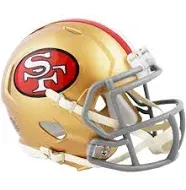 Riddell San Francisco 49ers 1964-1995 Throwback Speed Mini Helmet