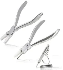 LEONTOOL Round &amp; Nylon Jaw Eyeglasses Frame Pliers Nylon Jaw Pliers for 