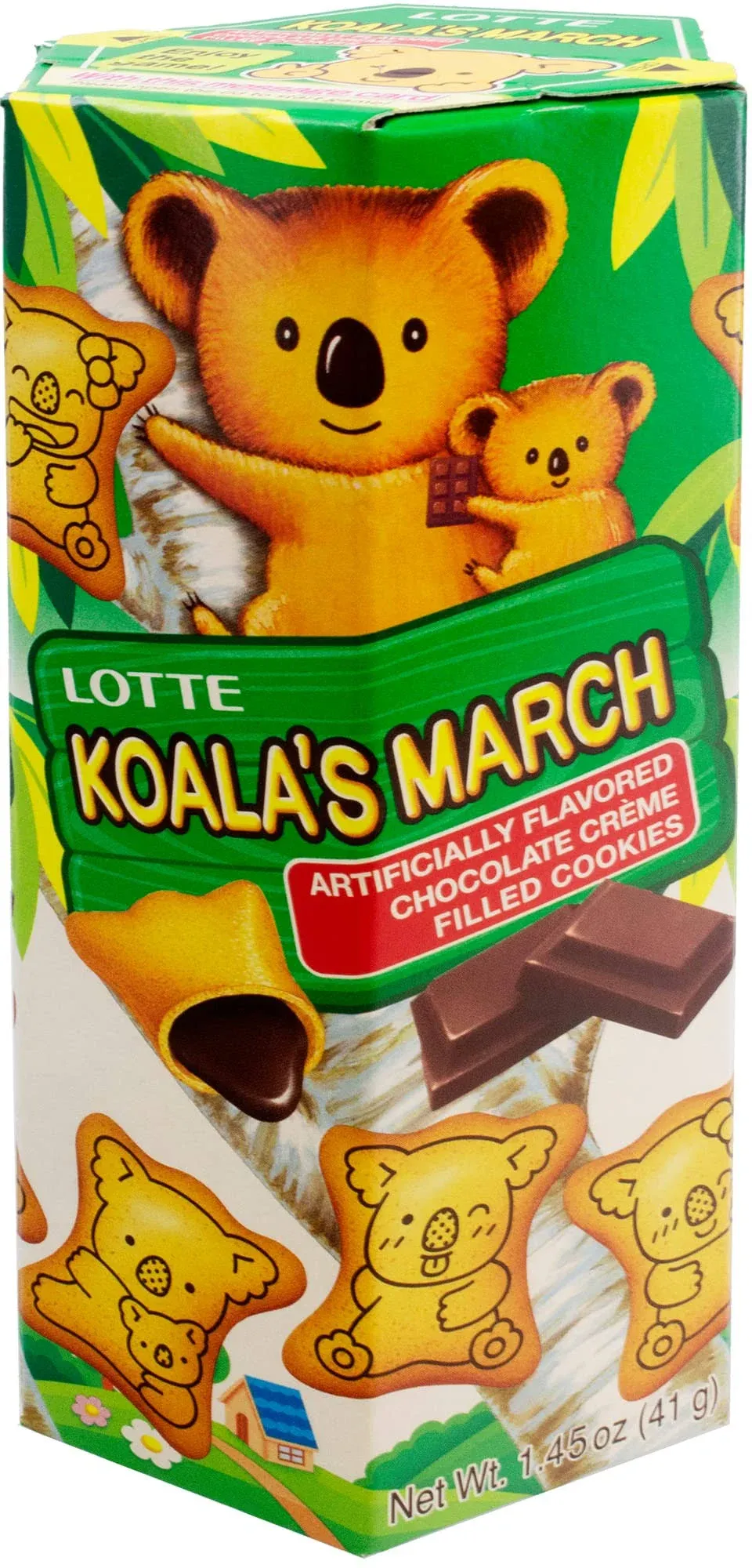 Lotte Koala's March Cookies, Chocolate Creme Filled - 1.45 oz