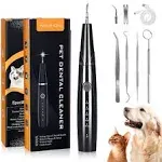 PAWSION Ultrasonic Dog Plaque and Tartar Remover Teeth Cleaning Kit for Pets