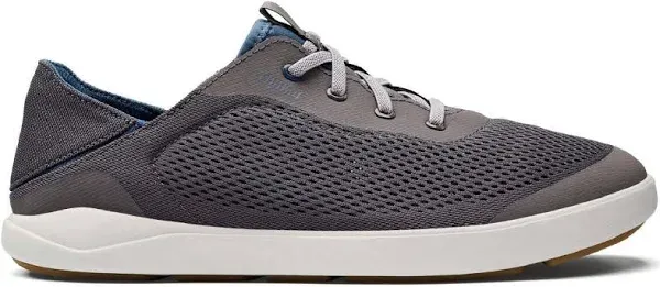 OLUKAI Moku Pae Men's Boat Shoes, No Tie Laces & Stretch Construction, Lightweight & Breathable Mesh, Comfort Fit & Wet Grip Rubber Soles