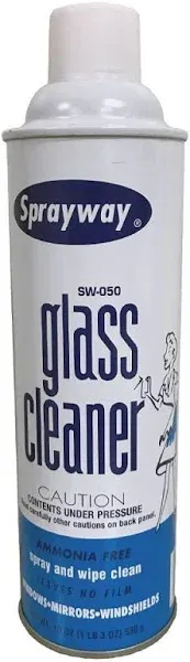 Sprayway Glass Cleaner Case: 12 cans.