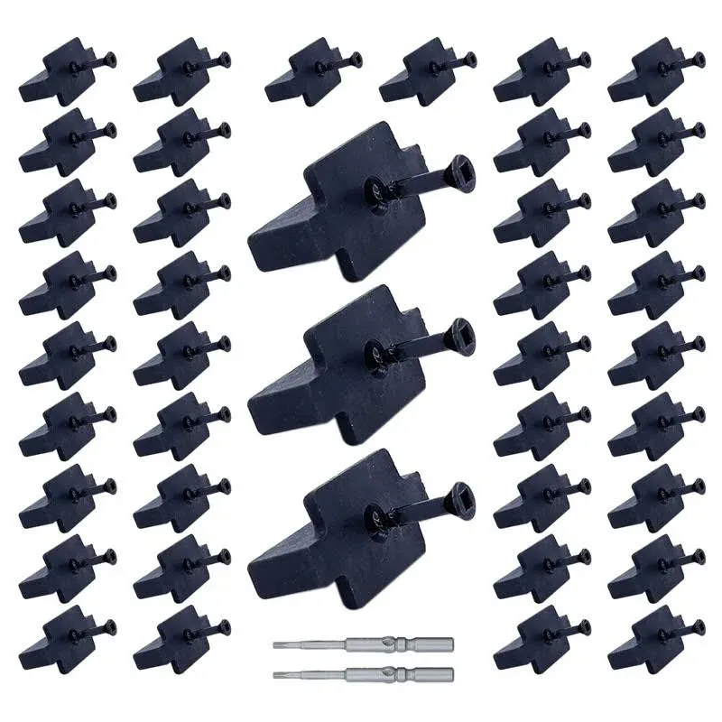 600PCS Hidden Fasteners Deck Fastener Clip Universal Nylon Clips Decking Boards