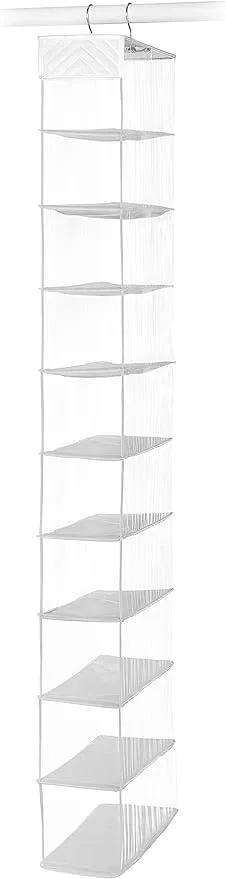 Whitmor 10 Section Hanging Shoe Shelf