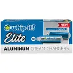 24 Cream Chargers Whip Cream WHIP IT Brand Elite Gas 8.5G - Product of USA