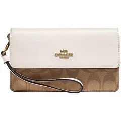 Coach Women's Signature Foldover Wristlet