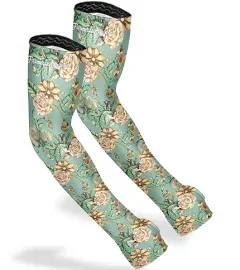 Farmers Defense Protection Sleeves - Antique Bloom - Green - S/M