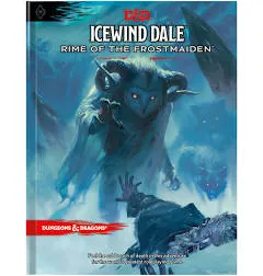 Icewind Dale: Rime of the Frostmaiden D&amp;D 5E RPG Dungeons and Dragons Hardback