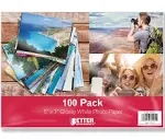 Premium Glossy Photo Paper, 5 X 7 Inch, 100 Sheets, 200Gsm, by Better Office Pr