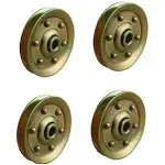 Extra Heavy Duty Garage Door Pulley 3 Inch 200lb (4 Pack)