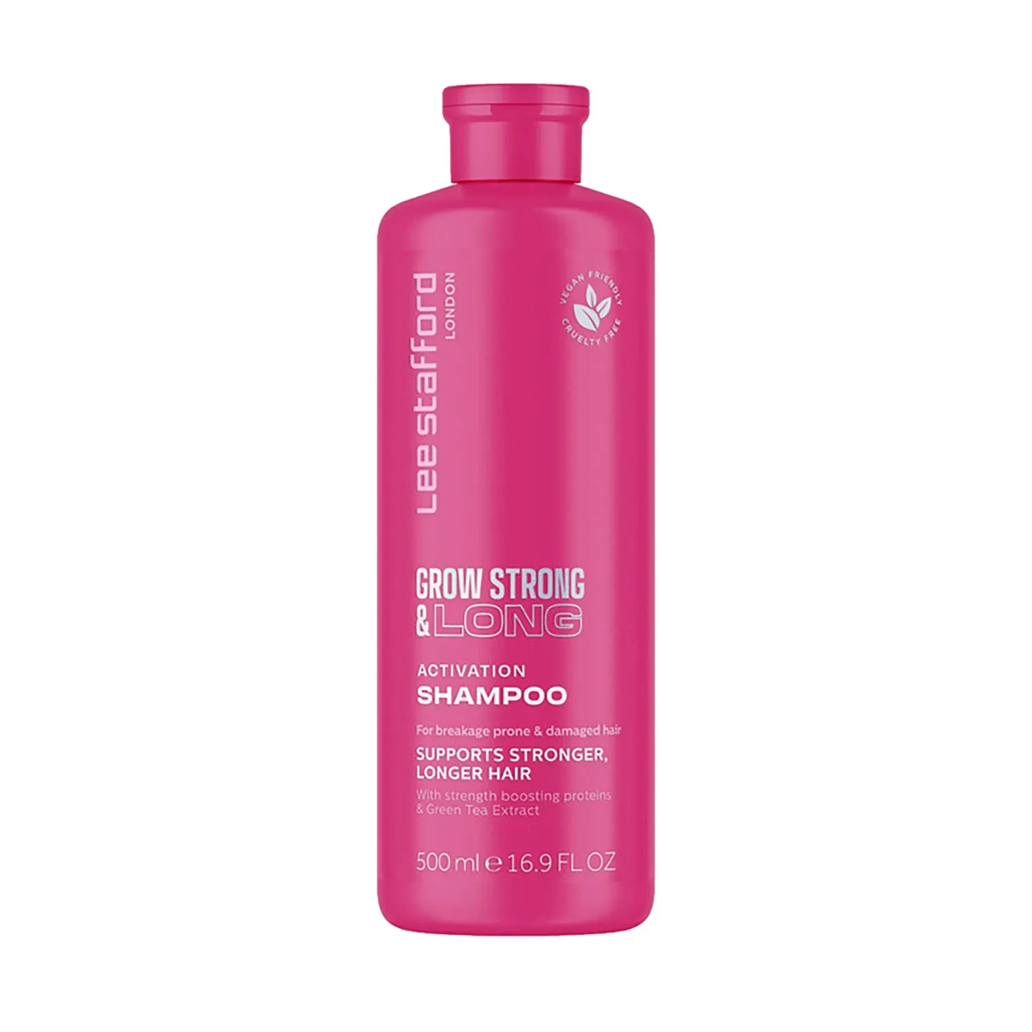 Lee Stafford, Grow Strong & Long, Aktivierungsshampoo, für anfälliges und geschädigtes Haar, 500 ml (16,9 fl. oz.)