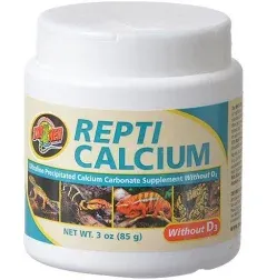 Zoo Med Reptile Calcium without Vitamin D3, 12-Ounce