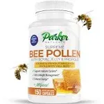 Supreme Bee Pollen Capsules, 3520 mg Royal Jelly, Bee Pollen, and Bee Propolis Capsules, Natural Bee Pollen Supplement for Adults, 150 Capsules