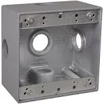 TayMac DD575XS 2-Gang Weatherproof Outlet Box