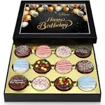 Chocolate Cookies Birthday Gift Basket for Men and Women - Gourmet Chocolate Happy Birthday Treats for Food Gifts, Chocolate Gift Box by Empire