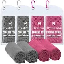 8 Pack Cooling Towels 40" x 12"-Cooling Scarf, Cold snap Cooling Towel for Instant Cooling Relief for All Physical Activities: Golf, Fitness, Camping, Hiking, Yoga, Pilates