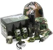 CEREM Outdoor Adventure Kit for Kids – Premium Camouflage Camping Gear with W...