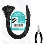 Honyear Cable Zip Ties 24 Inch Heavy Duty with Wire Cable Cutters