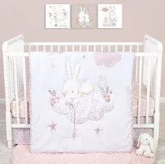 Sammy & Lou Cottontail Cloud 4 Piece Crib Bedding Set