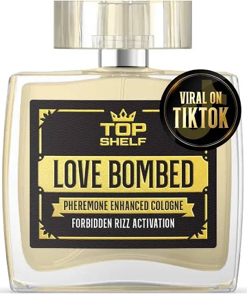 Love Bombed - Pheromone Cologne for Men | Bold Attraction & Confidence | Male Perfume Oil Infused | Long-Lasting Pheromones Spray | 50ml