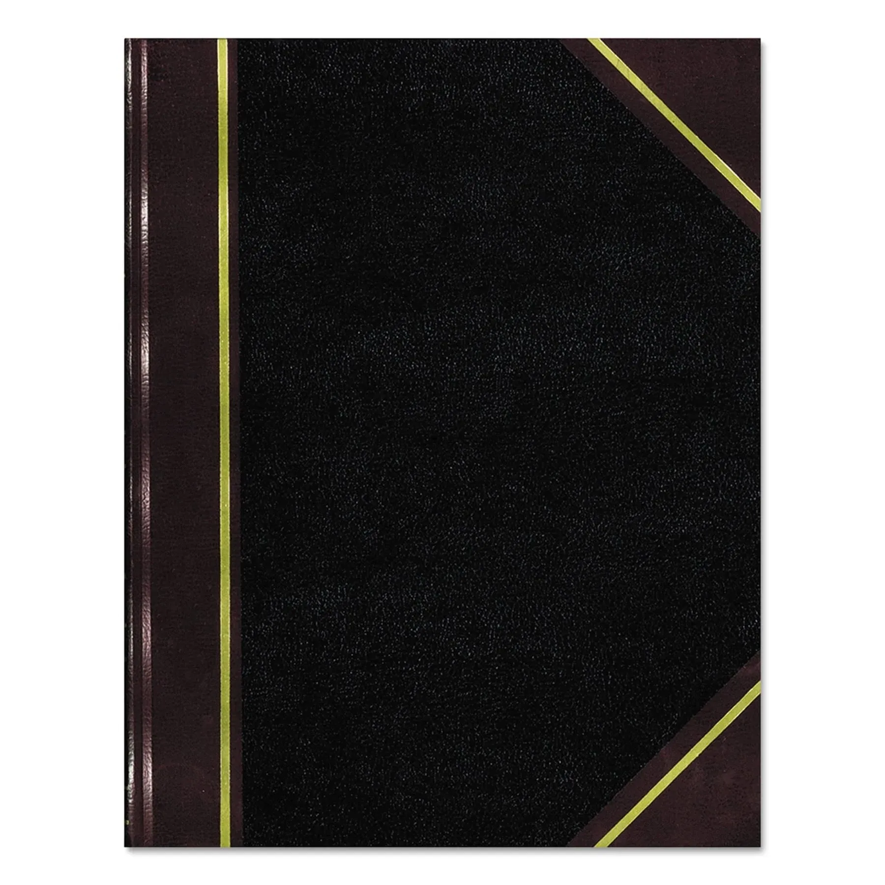 National 56231 Texthide Record Book Black/Burgundy 300 Green