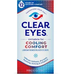 Clear Eyes Cooling Comfort Redness Relief Eye Drops