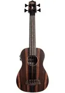 Kala UBASS-EBY-FS Striped Ebony Acoustic-Electric U-Bass