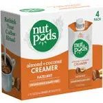 nutpods Hazelnut Creamer - Unsweetened Non Dairy Creamer Made from Almonds and Coconuts - Keto Creamer, Whole30, Gluten Free, Non-GMO, Vegan, Sugar Free, Kosher (4-Pack)