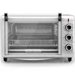 Black and Decker Crisp'n Bake Air Fry Toaster Oven, Refurbished