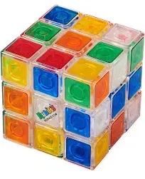 Rubik’s Crystal New Transparent 3x3 Cube Classic Color-Matching Problem-Solvi.<wbr/>..