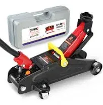 DNA Motoring TOOLS-00234 Low Profile Hydraulic Trolley Service Garage Floor Jack 2 Ton