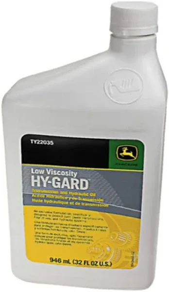 John Deere Low Viscosity Hy-Gard Transmission &amp; Hydraulic Oil (Quart) - TY22035