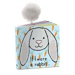 Jellycat If I were a Rabbit Board Book, Grey