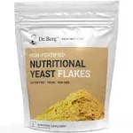 Dr. Berg Premium Nutritional Yeast Flakes - Delicious Non-Fortified Nutritional Yeast with Naturally Occurring B Vitamins - 8oz