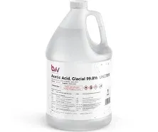 BVV Food & Lab Grade Glacial Acetic Acid 99.8%-1 Gallon