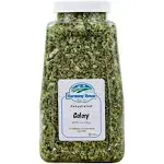 Harmony House Dehydrated Celery, Crosscut – Dried Vegetables For Cooking, Camping, Emergency Supply and More (8 oz, Jar)