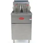 General Foodservice Deep Fryer, 70 lb., 150,000 BTU, in Stainless Steel