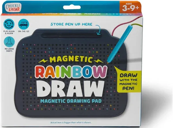 Chuckle & Roar Magnetic Rainbow Draw Magnetic Drawing Pad